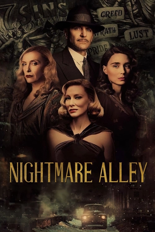 Ver Nightmare Alley (2021) online gratis, poster, sinopsis, tráiler, reparto y más