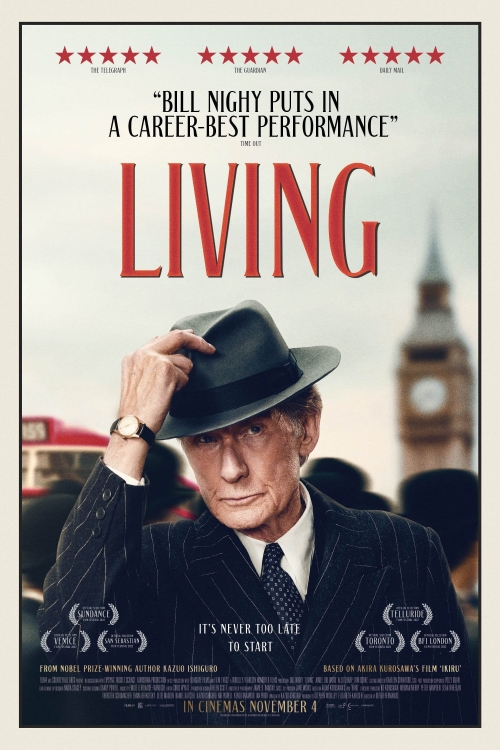 Ver Living (2022) online gratis, poster, sinopsis, tráiler, reparto y más