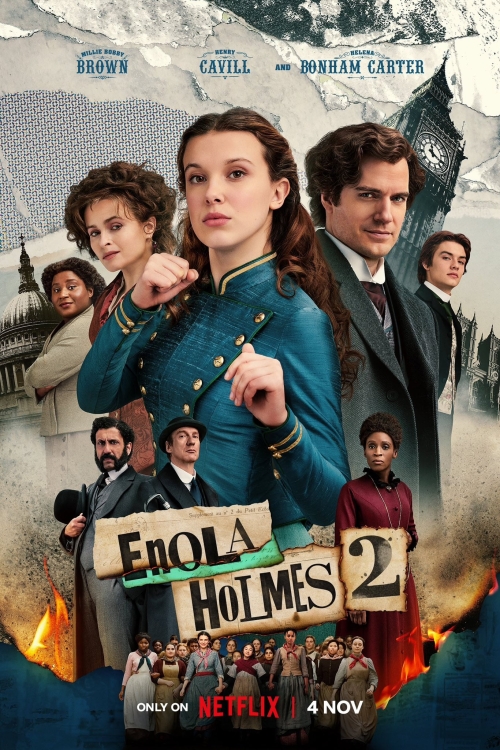 Ver Enola Holmes 2 (2022) online gratis, poster, sinopsis, tráiler, reparto y más
