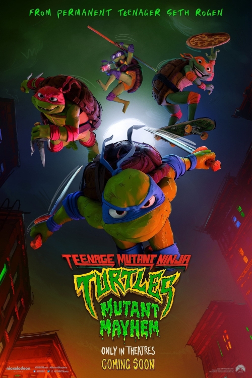Ver Teenage Mutant Ninja Turtles: Mutant Mayhem (2023) online gratis, poster, sinopsis, tráiler, reparto y más