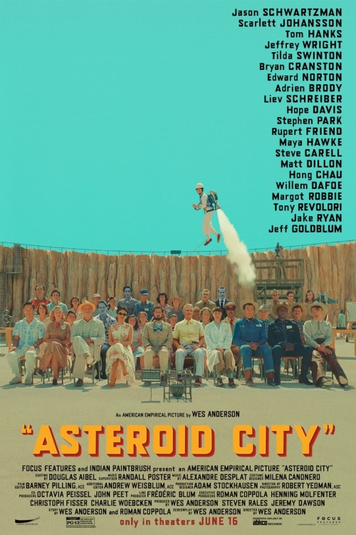 Ver Asteroid City (2023) online gratis, poster, sinopsis, tráiler, reparto y más