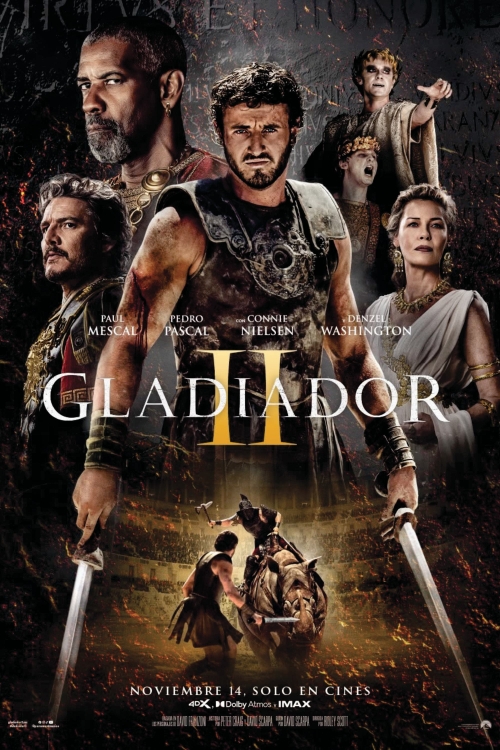 Ver Gladiator II (2024) online gratis, poster, sinopsis, tráiler, reparto y más