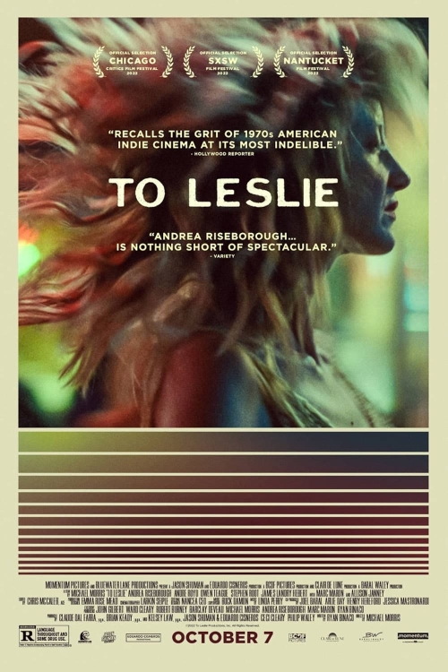Ver To Leslie (2022) online gratis, poster, sinopsis, tráiler, reparto y más